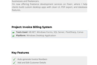 build windows forms applications in vb net with sql database
