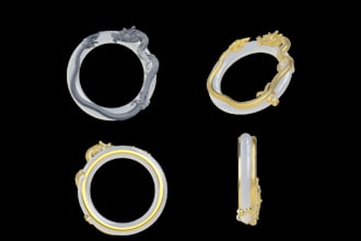 professional 3d jewelry modeling, jewelry design