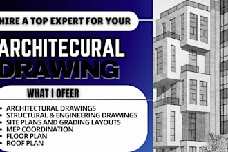 do architectural drawings, engineering drawings, architectural seal