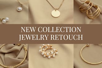 do high end jewelry photo retouching and background removal