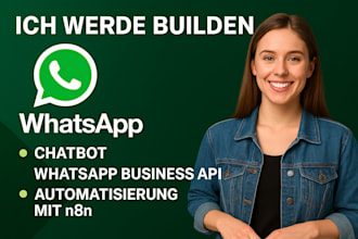 bauen whatsapp chatbot, whatsapp business api, whatsapp automatisie, n8n flieen