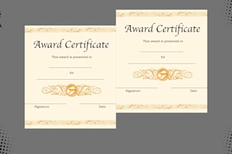 create custom certificate templates diplomas and awards