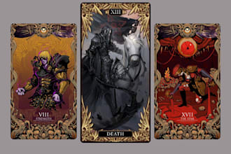 tarot card design board card game custom playing card tuck box design uno card