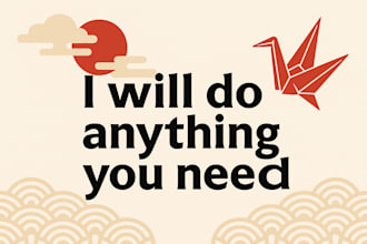 help you with anything in japan