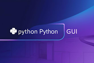 develop python desktop apps with attractive gui and features