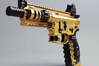 do  fantasy or game character, environment, 3d weapon