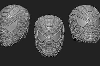 sculpt 3d mask custom 3d cosplay helmet cosplay mask props design 3d printing