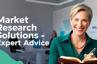 do swot, niche, competitor analysis market research and report business proposal