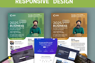 design an electronic press kit epk speaker one sheet or influencer one pager