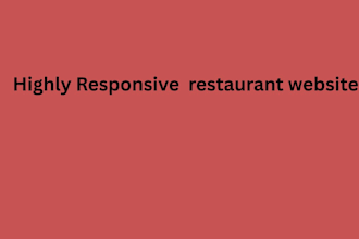 design modern restaurant website for ordering groceries, cake, snacks