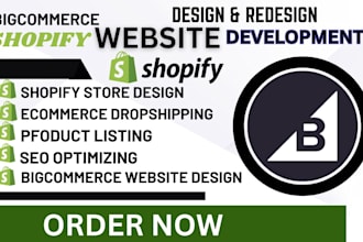 develop bigcommerce shopify website design ecommerce dropshipping store spocket