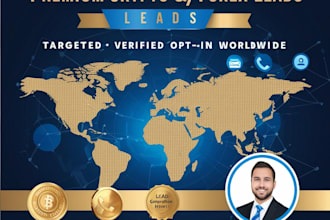 generate high quality fresh crypto forex leads for germany, italy, uae, canada