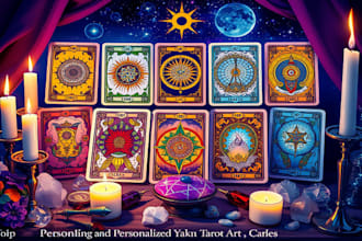 do custom tarot card designs unique and personalized art