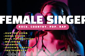be songwriter, female singer, female country singer or female rock singer
