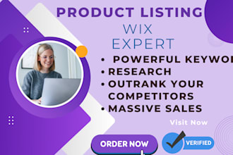 do product listing on shopify or ecommerce store or fix error, update inventory