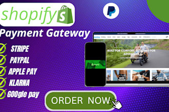 integrate stripe paypal apple pay google pay klarna shopify woocommerce payment