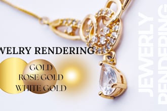 create photorealistic jewelry 3d rendering