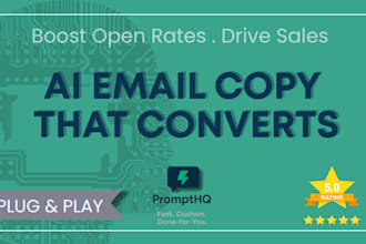 write high converting ai email copy for sales and launches