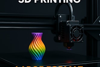 3d print your parts with fdm in multi color or large format