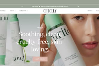skincare website shopify store skincare beauty  website skincare shopify