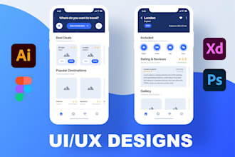 do UI UX design, mobile app or website ui ux design