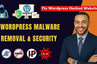 fix wordpress malware removal, virus removal fix hacked wordpress security