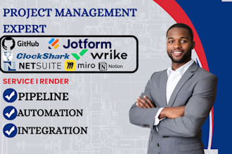 do project management crm miro notion clockshark netsuite jotform wrike github