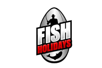 design outstanding spotless fish holidays logo