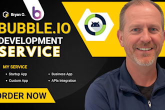 build responsive bubble io app, saas mvp, dashboard or marketplace website