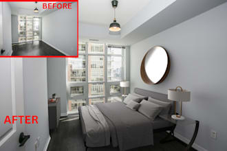 do real estate virtual staging, virtual home renovation for your listing