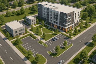 create 3d site master plan presentations using google maps