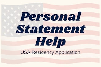 review and edit your residency personal statement