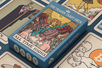 draw tarot card design, oracle card design, zodiac, tarot box design