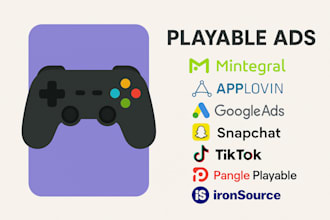 do playable ads, 2d 3d html5 web game monetization boost CTR