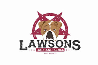 make hometown branding new logo for a local bar and grill