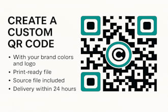 create a custom qr code with logo and colors
