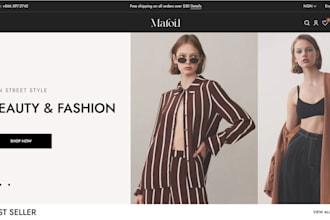 design luxury clothing shopify store clothing store fashion clothing website