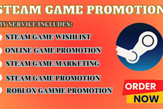 do steam game promotion steam game marketing roblox game to boost steam wishlist