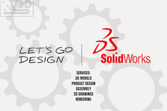 design 3d parts and assemblies in solidworks