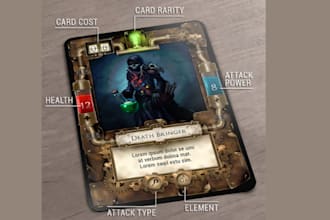 design fantasy diy editable trading card game ccg tcg template set card frame