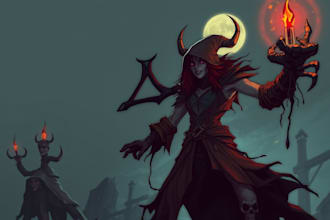 make fantasy horror and fantasy horror character