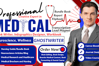 write medical transcription, medical ebook writer, charity, healthcare articles