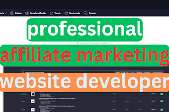 build a niche affiliate marketing websites ready for monetization, wix website