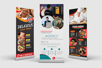 design roll up, retractable banner, roller and pull up banner for your event