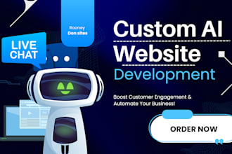 design ai chatbot website, ai saas website, ai mobile app development