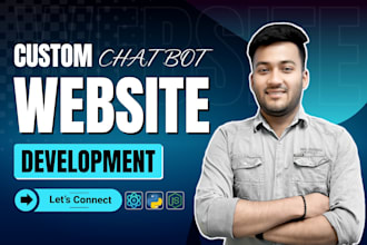 do website development business website chatbot as frontend full stack developer