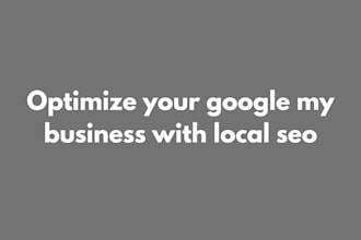 optimize your google my business with local seo