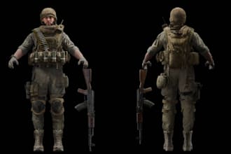 do 3d character models, metahuman game character, 3d modeling, unreal engine 5