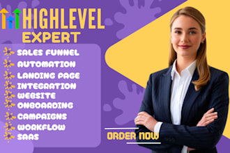 build gohighlevel and clickfunnels website, landing page and sales funnel design