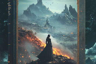 create book cover, ebook cover, children book cover, fantasy